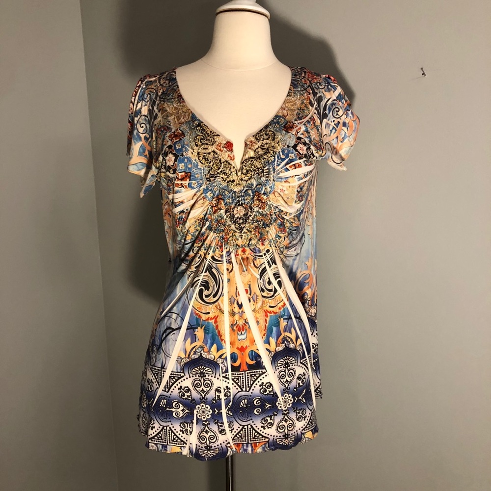Live and Let Live Multicolored Top